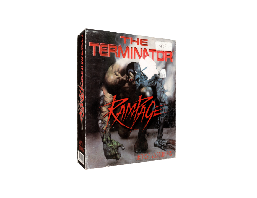 Hi-res 3D box of The Terminator: Rampage (1993, PC, US) available at https://bigboxcollection.com