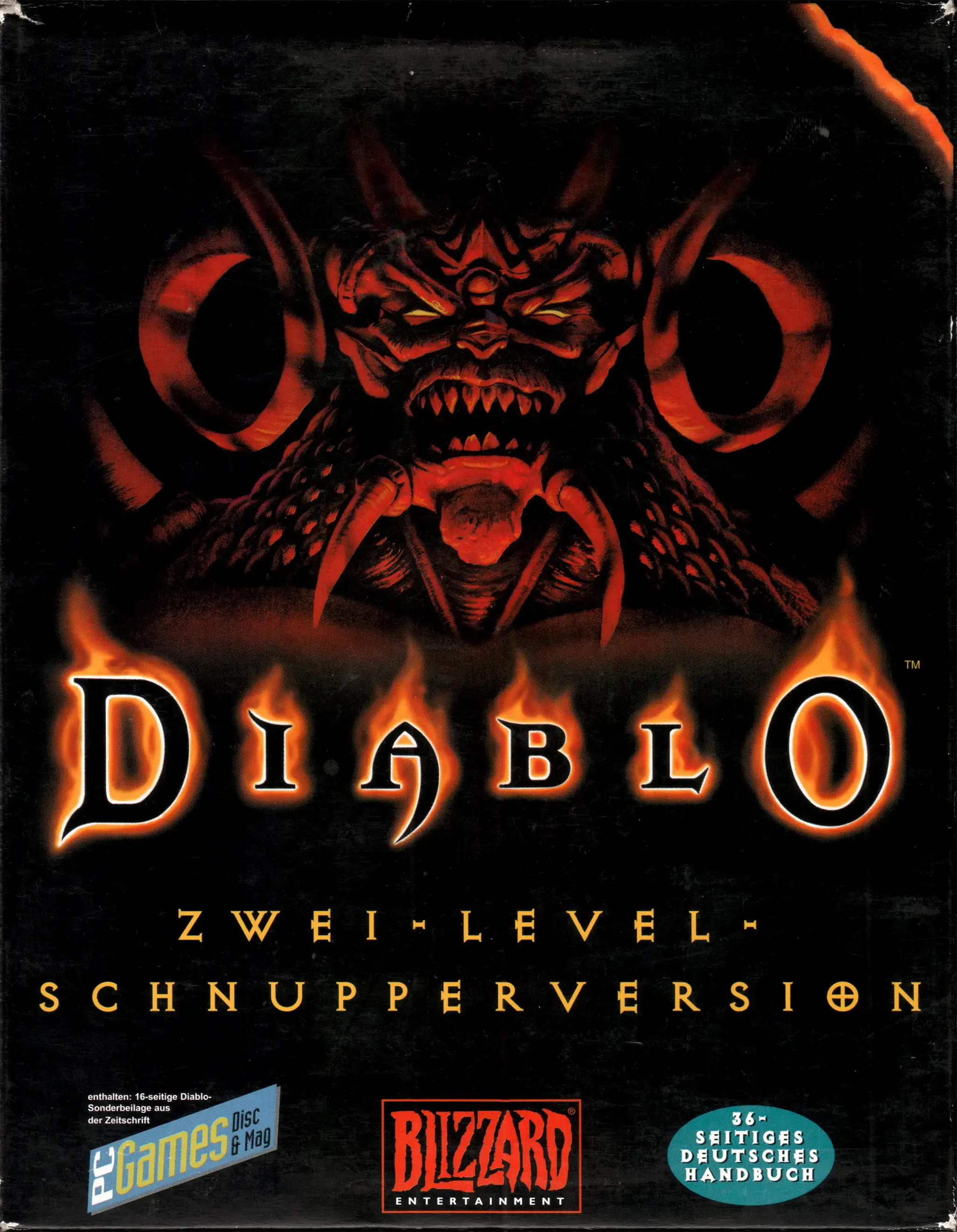 Big Box Collection: Diablo (1997, PC, DE, 2 Level Schnupperversion)